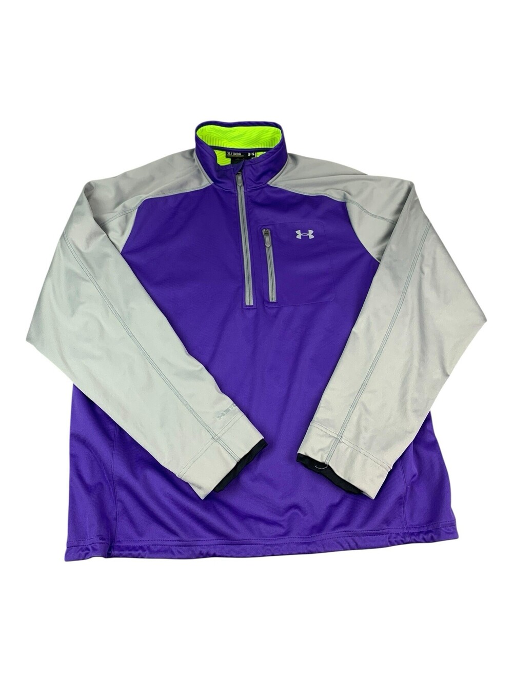 Under Armour Men's Storm Windstrike 1/4 Zip Pullover Top, Purple Size XL